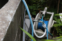 自動水やり器　水道の蛇口との接続
