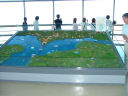 統一展望台にある地形模型