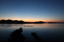 グラデーション　浜名湖の夜明け