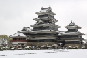 雪の松本城 2013