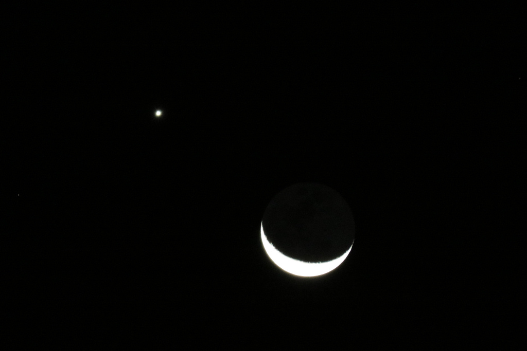 金星と月がランデブー 2015